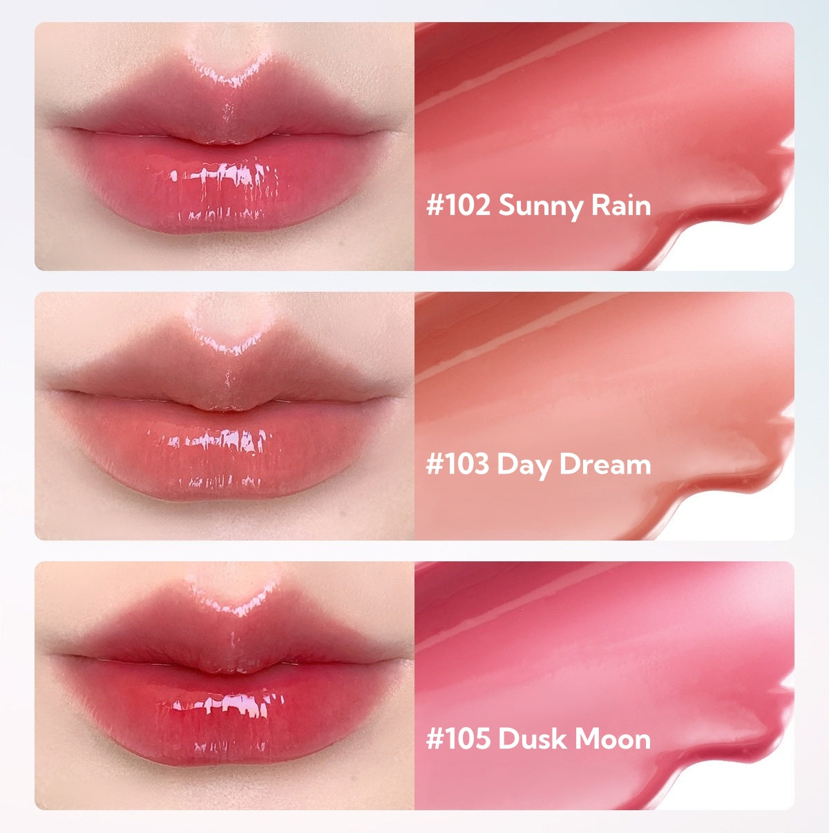 TIMAGE Luminous Moist Glossy Essential Lip Gloss T6059