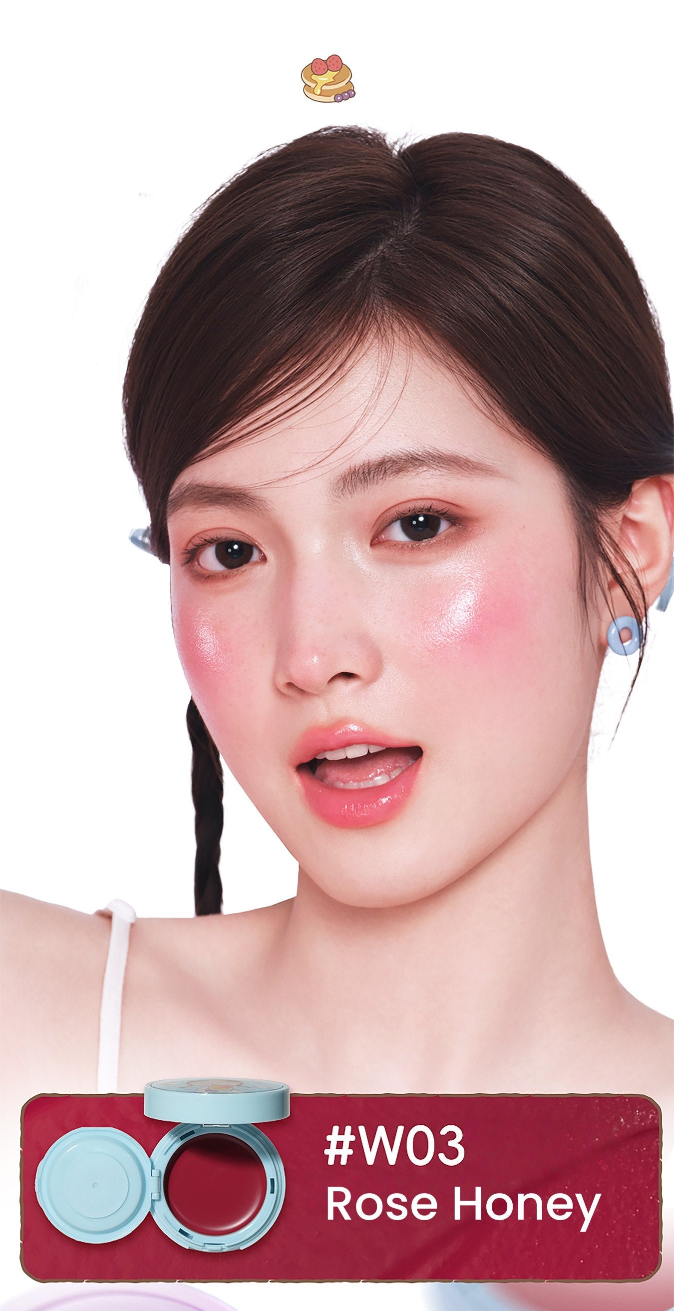 VEECCI X Chibi Maruko-chan Glossy & Matte Air Cushion Blusher T5519