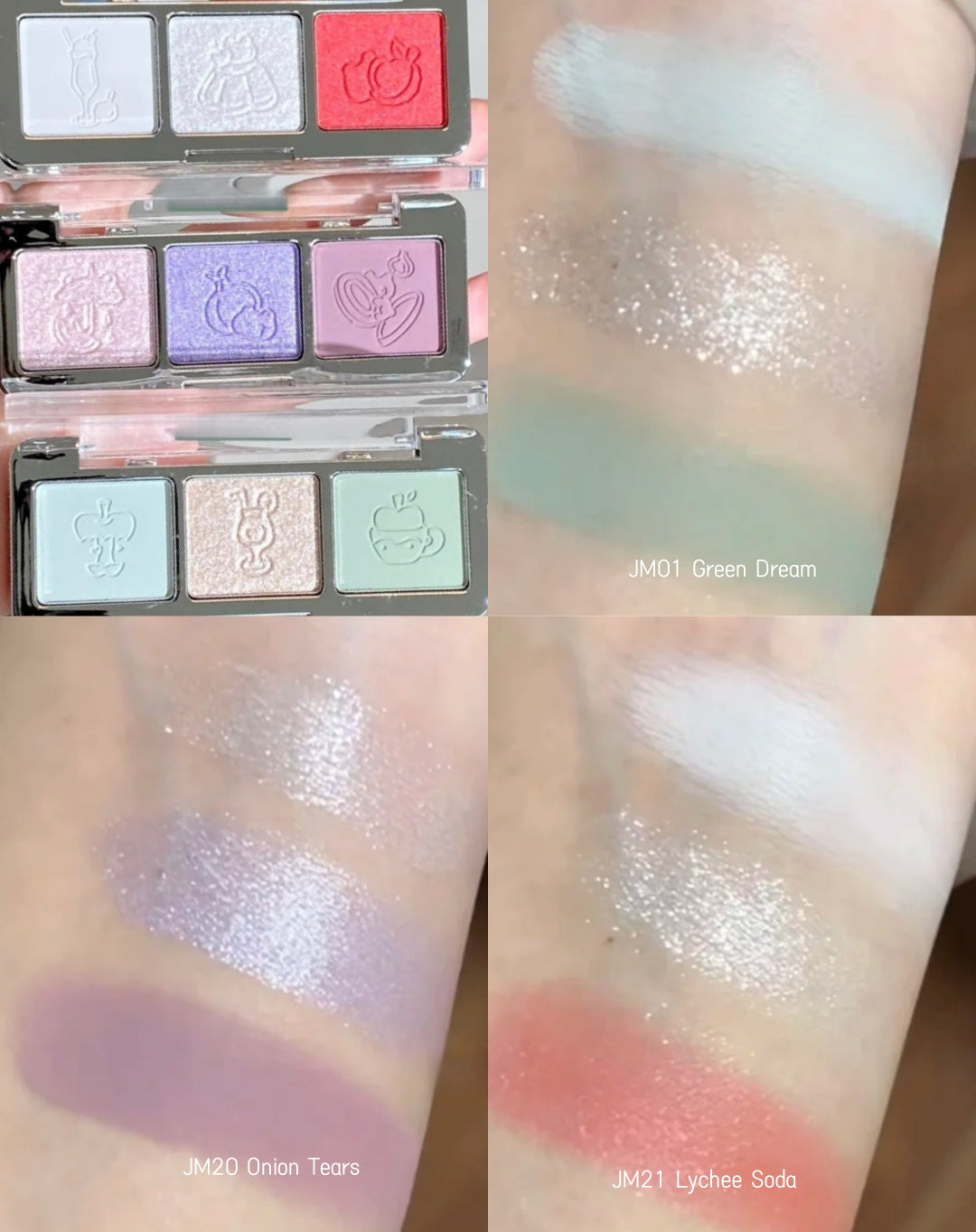 LEEMEMBER Fruit Punch Collection 3-color Satin Eyeshadow Palette T5000