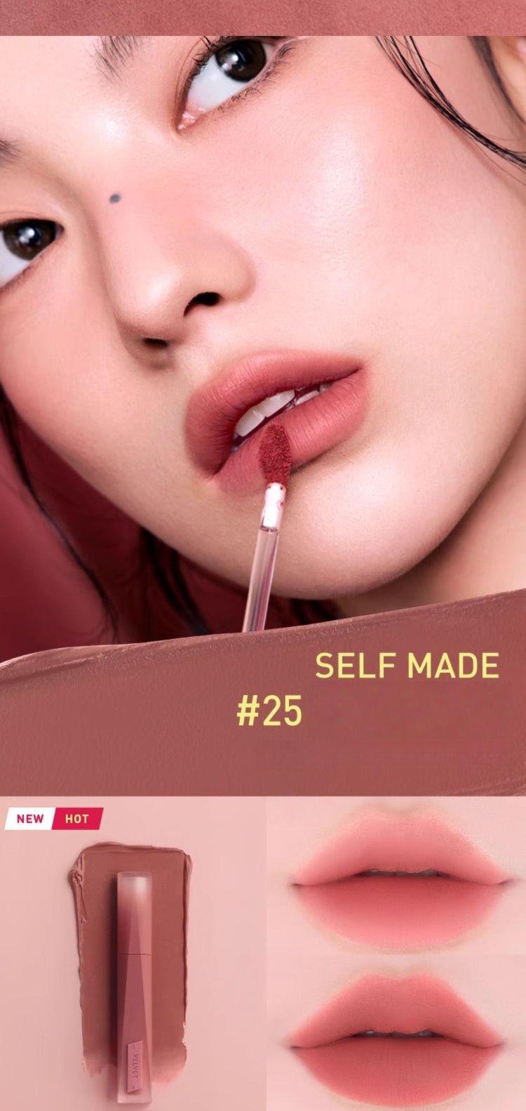 3CE Silky Moisturize Velvet Matte Lip Glaze T5156
