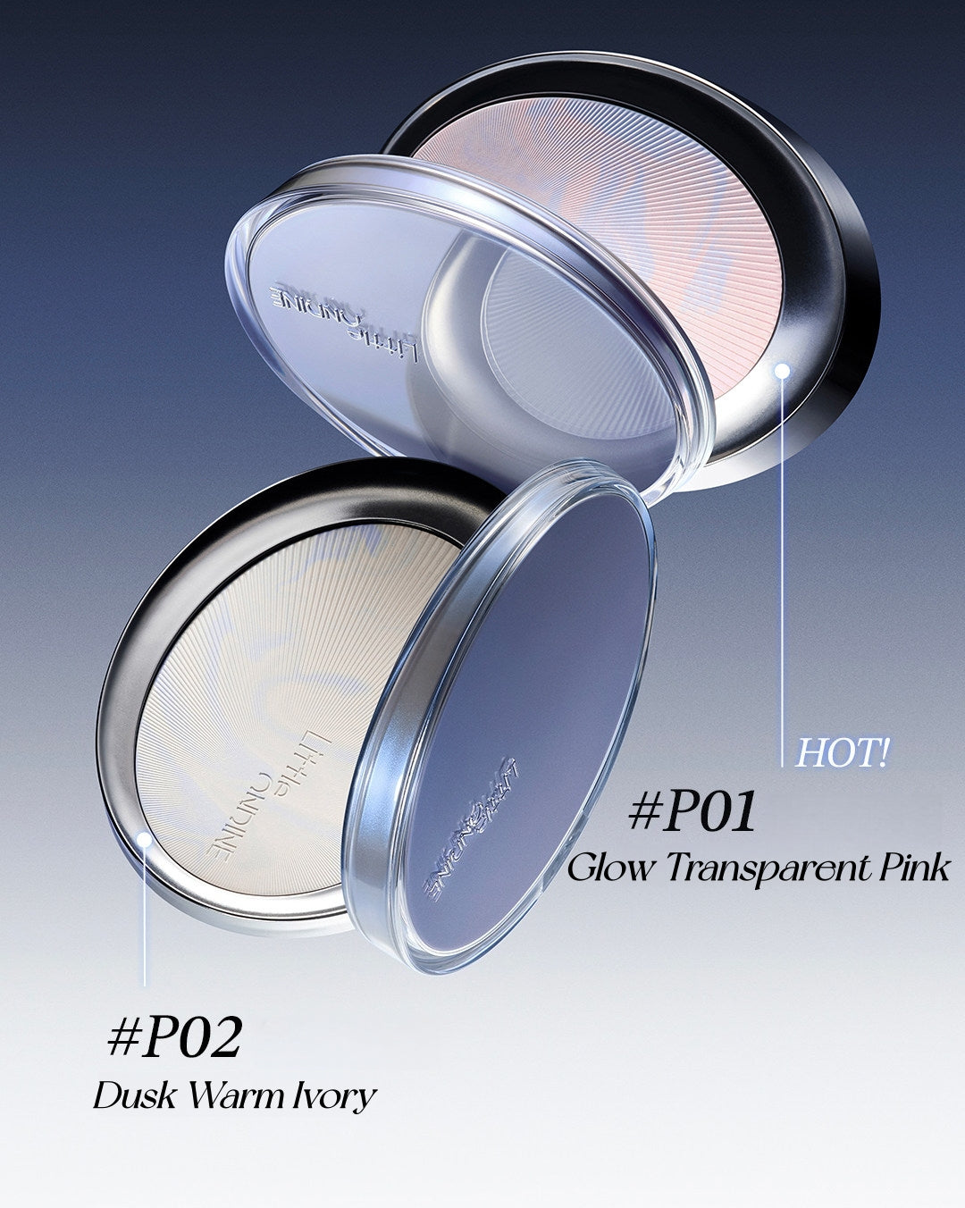 LITTLE ONDINE Moonlight Stone Flawless Oil-control Pressed Powder T5715