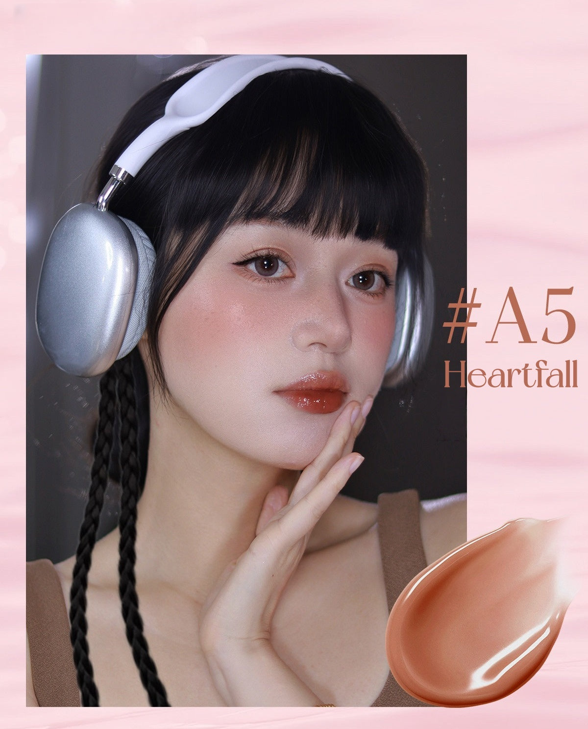 CARMELA Nude Collection Mirror Glossy Lip Gloss T5704