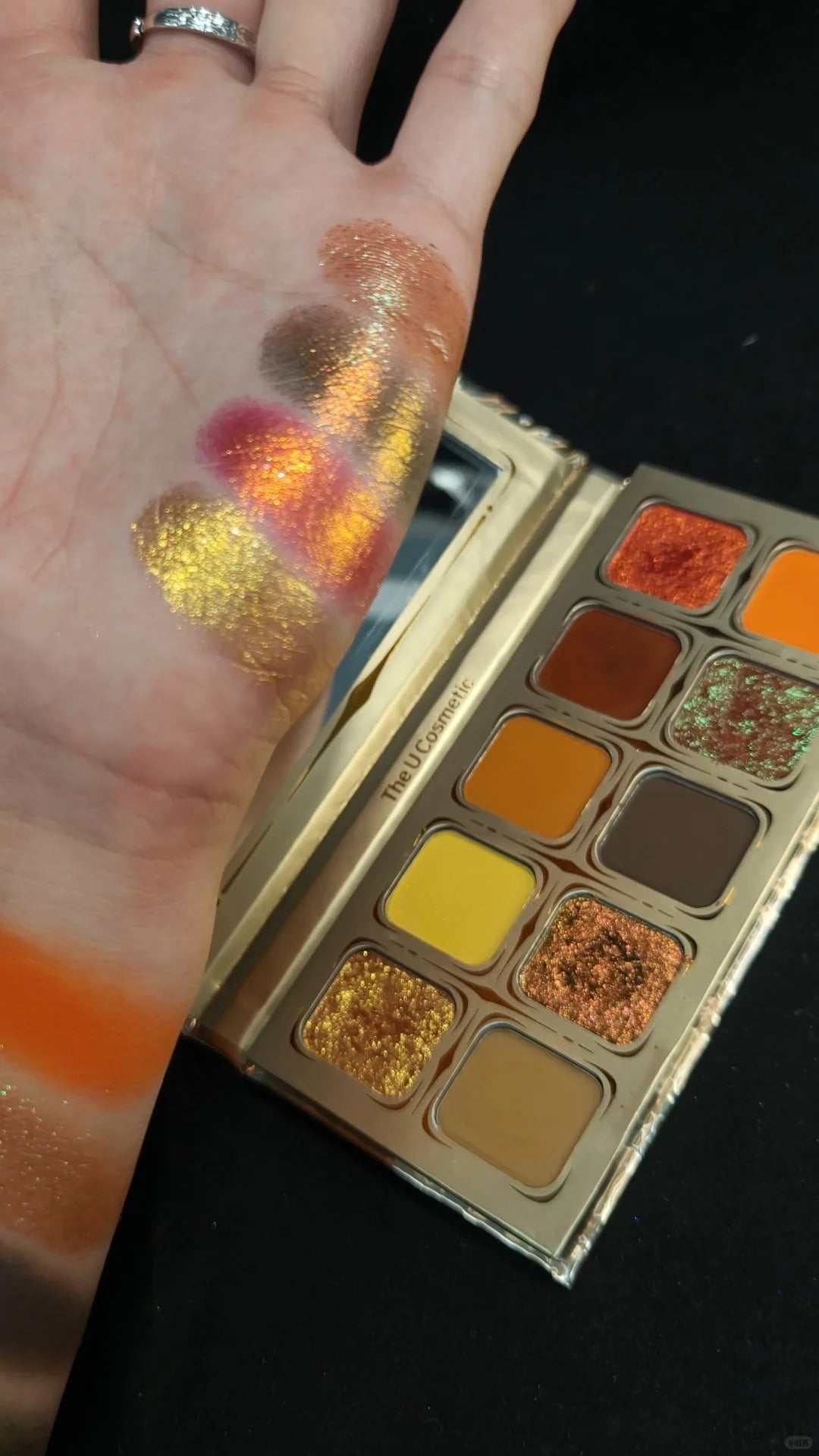 THE U COSMETICS Dusk Sands 10-Color Chameleon Eyeshadow Palette (3.0) T5631