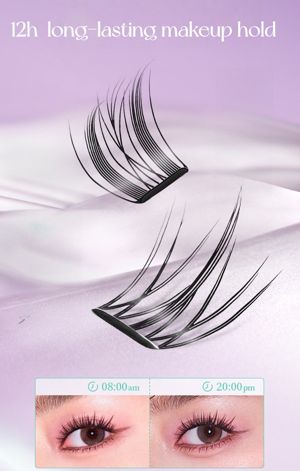 MR.WISH Native Thin Flakes Glue-free False Eyelashes T5678