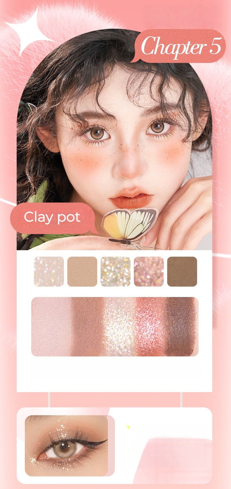 GOGO TALES Makeup-Play 25-color Smoky Eyeshadow Palette T5238