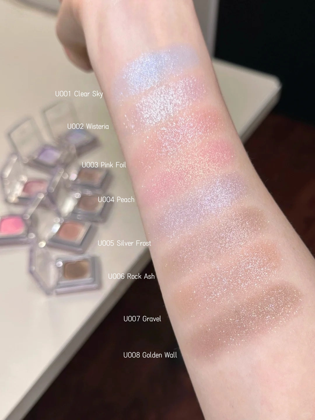 QianYan Burnt Foil Art Baked Diamond Shimmer Eyeshadow T4620