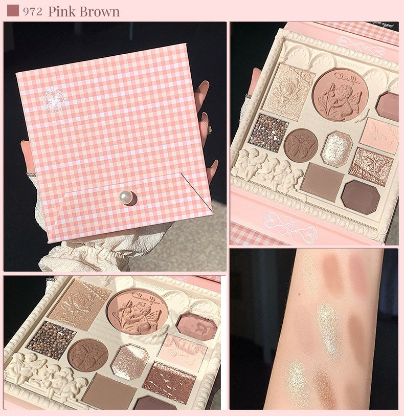 CHEERFLOR Angel Sculpture Collection 10-color Eyeshadow Palette T5565