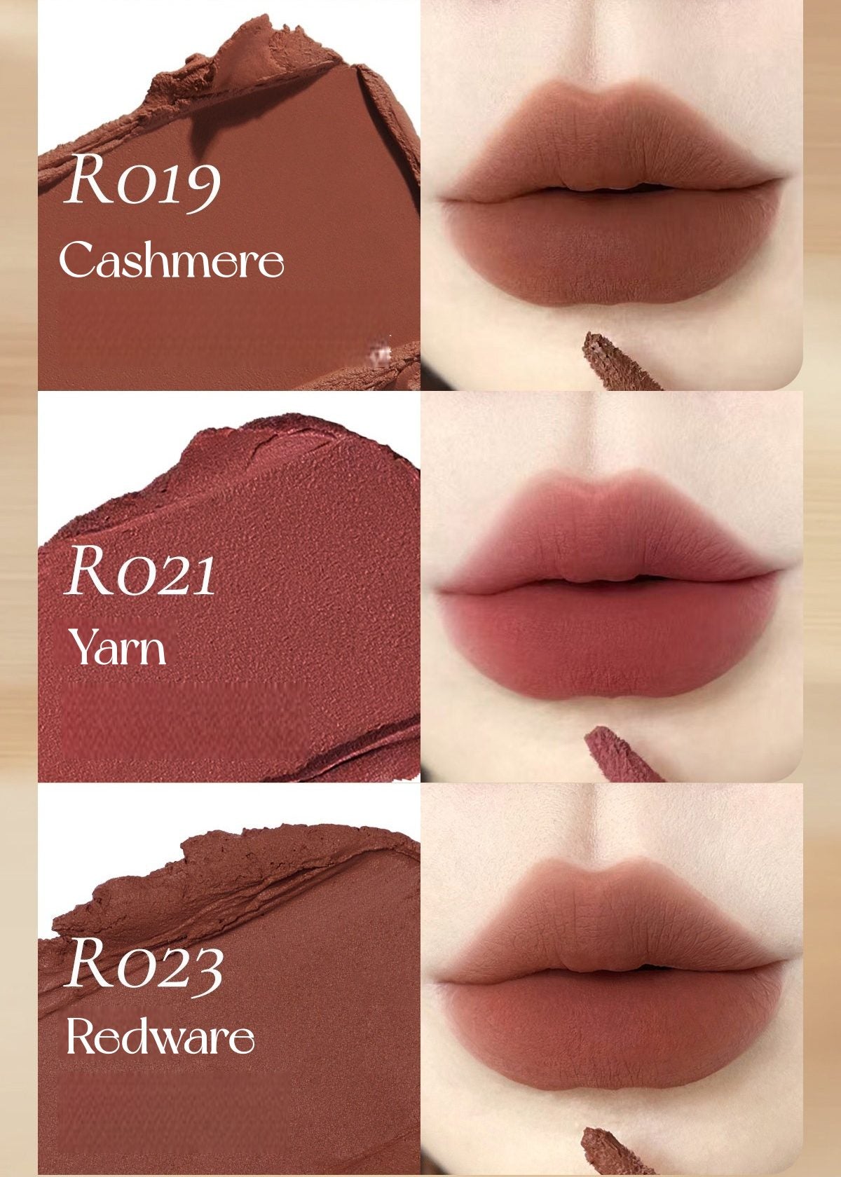 CARMELA Babylon Collection Velvet Matte Lip Glaze T5534