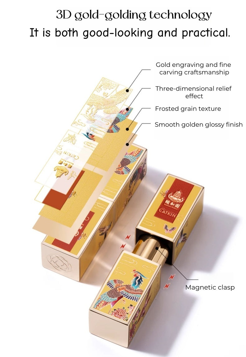 CATKIN Summer Palace Carved Matte & Glossy Lipstick Gift Box T5030