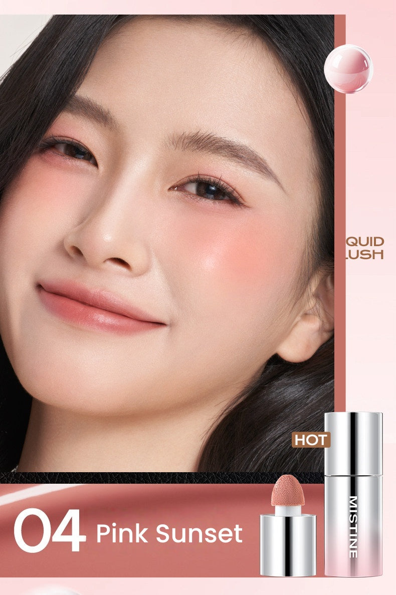 MISTINE Thai Milk Coffee Water-Velvet Liquid Blusher T5591