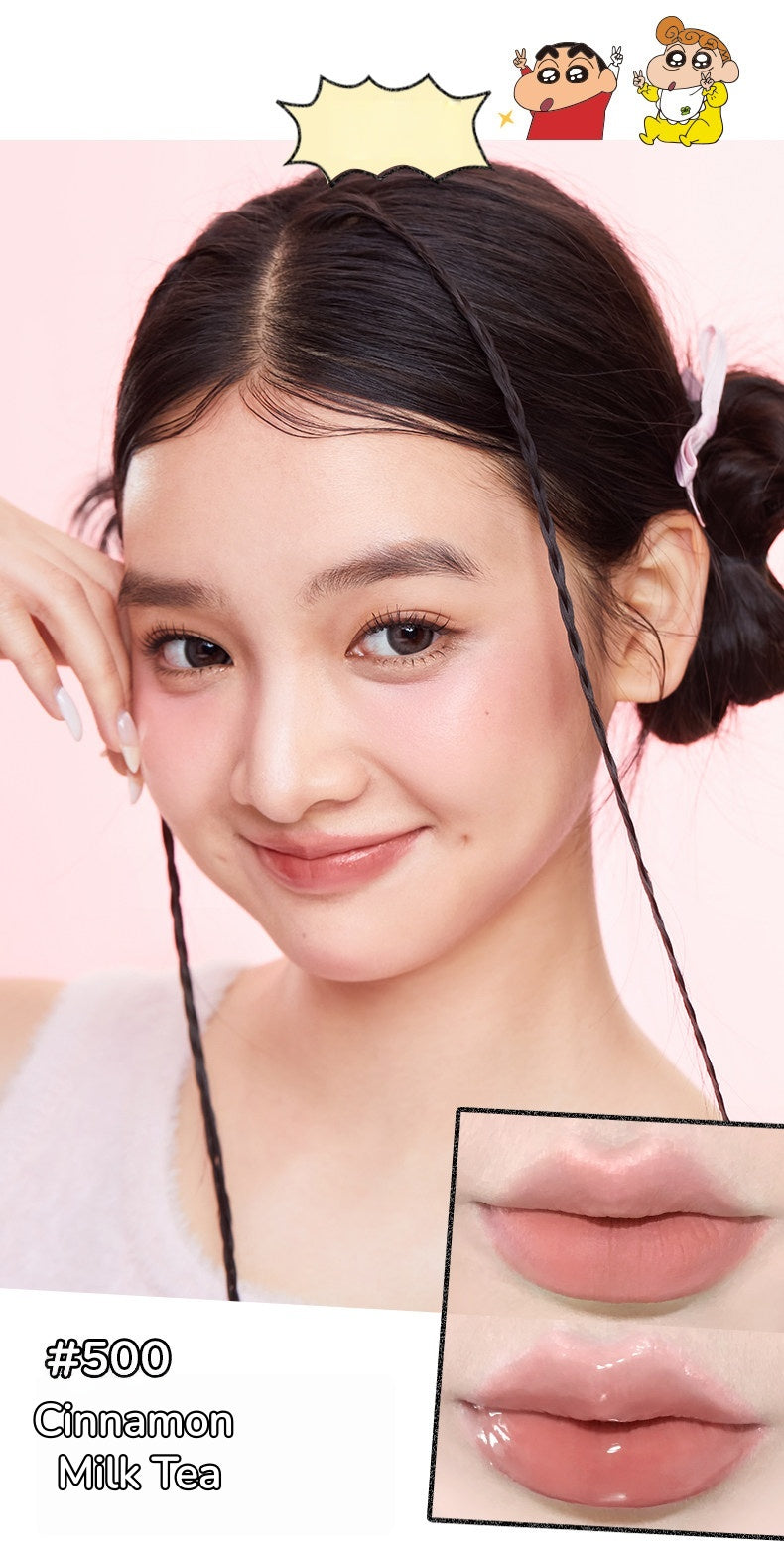 JILL LEEN X Crayon Shin-chan Collection Matte & Glossy Double-head Lip Glaze T5607