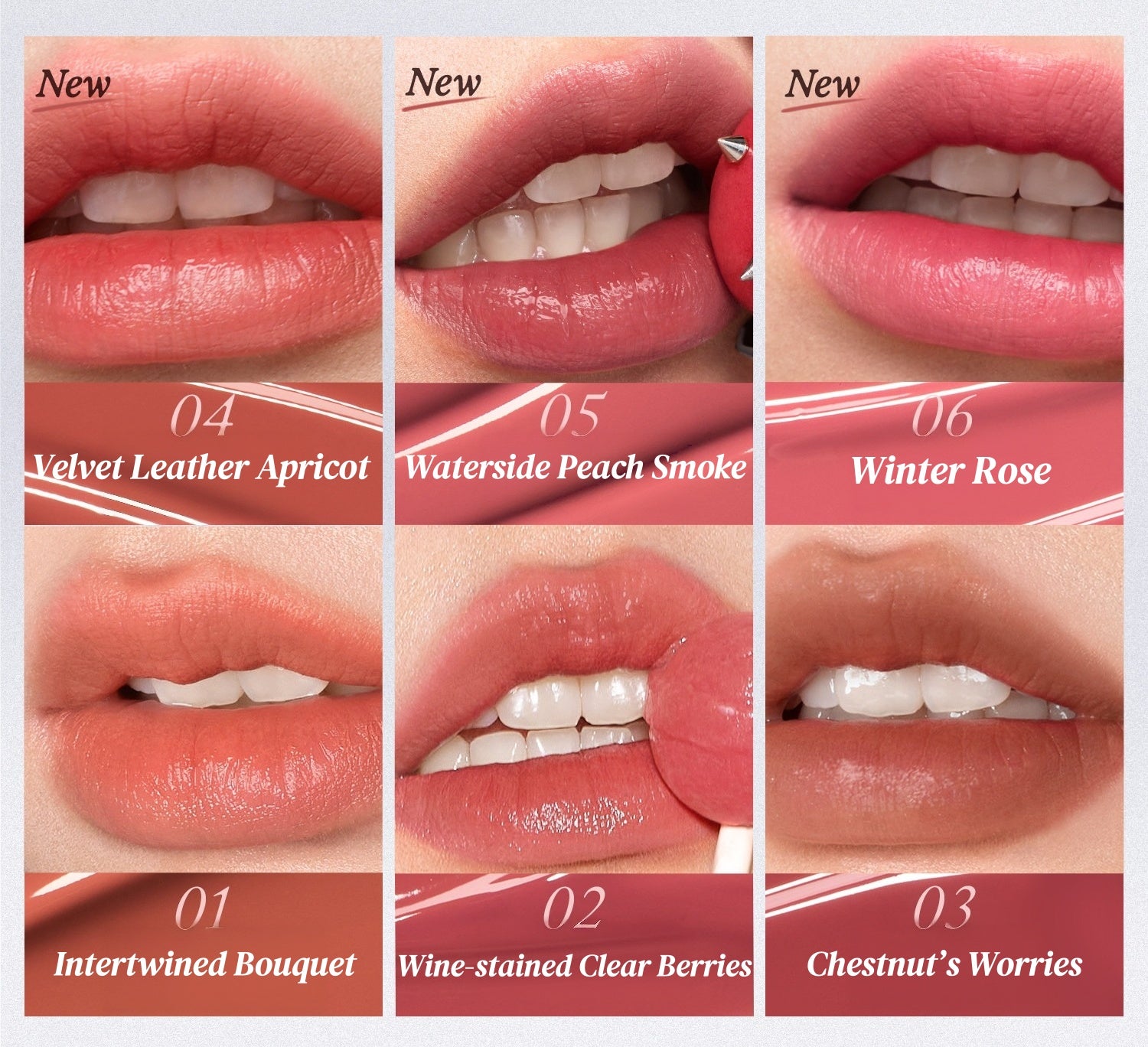 INSBAHA Wavy Long-wear Lip Cream & Lip Gloss T5979