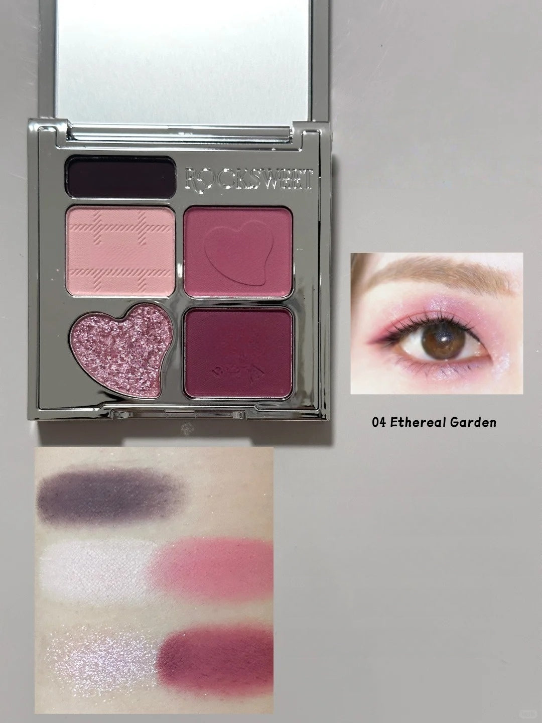 ROCK SWEET Rhythmic Fantasy Collection 5-color Eyeshadow Palette