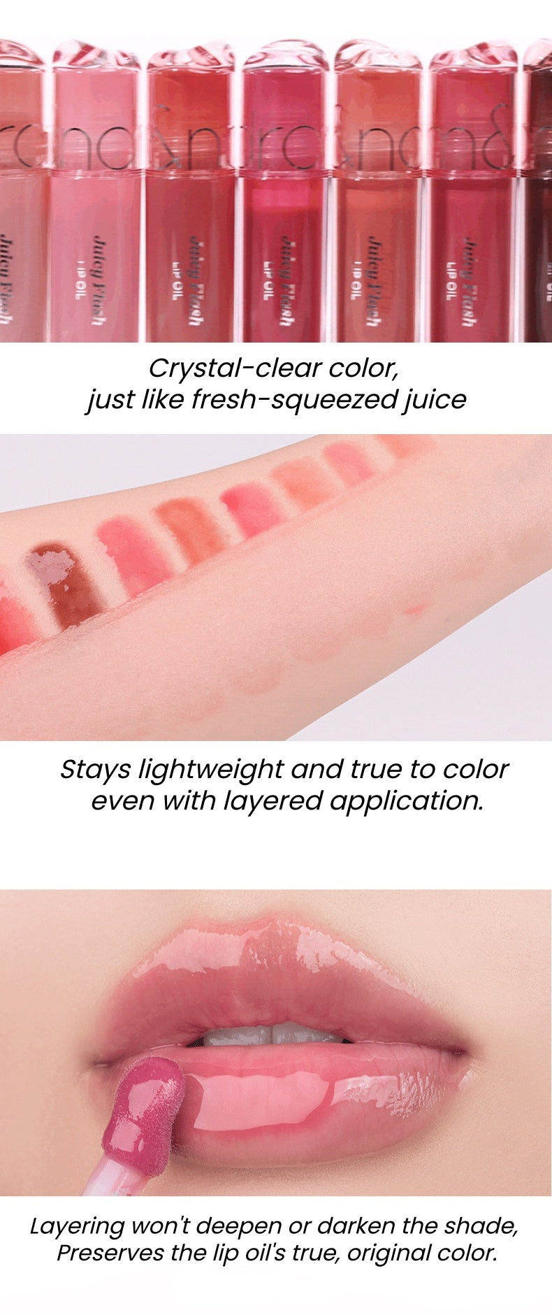 ROMAND Juicy Flash Moist Glossy Lip Oil T5702