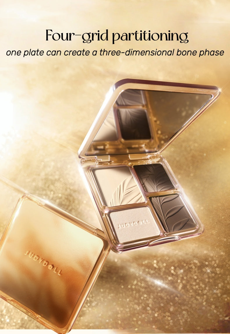 JUDYDOLL Gold Vibe Collection Lipstick & Eyeshadow & Contour