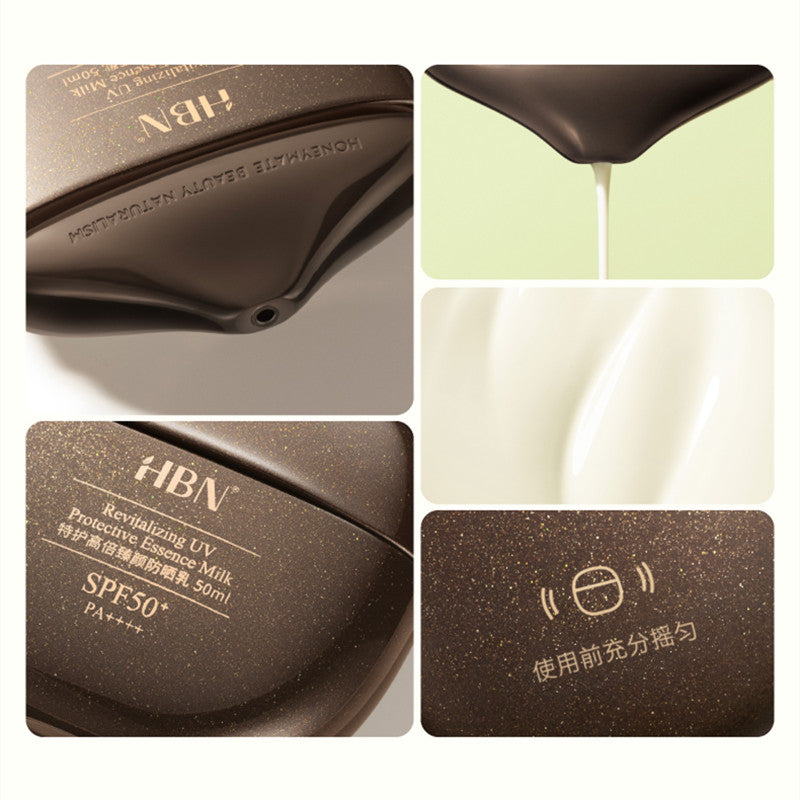 HBN 50ml Revitalizing UV Pretective Essence Sunscreen Lotion SPF50+ PA++++ T4034
