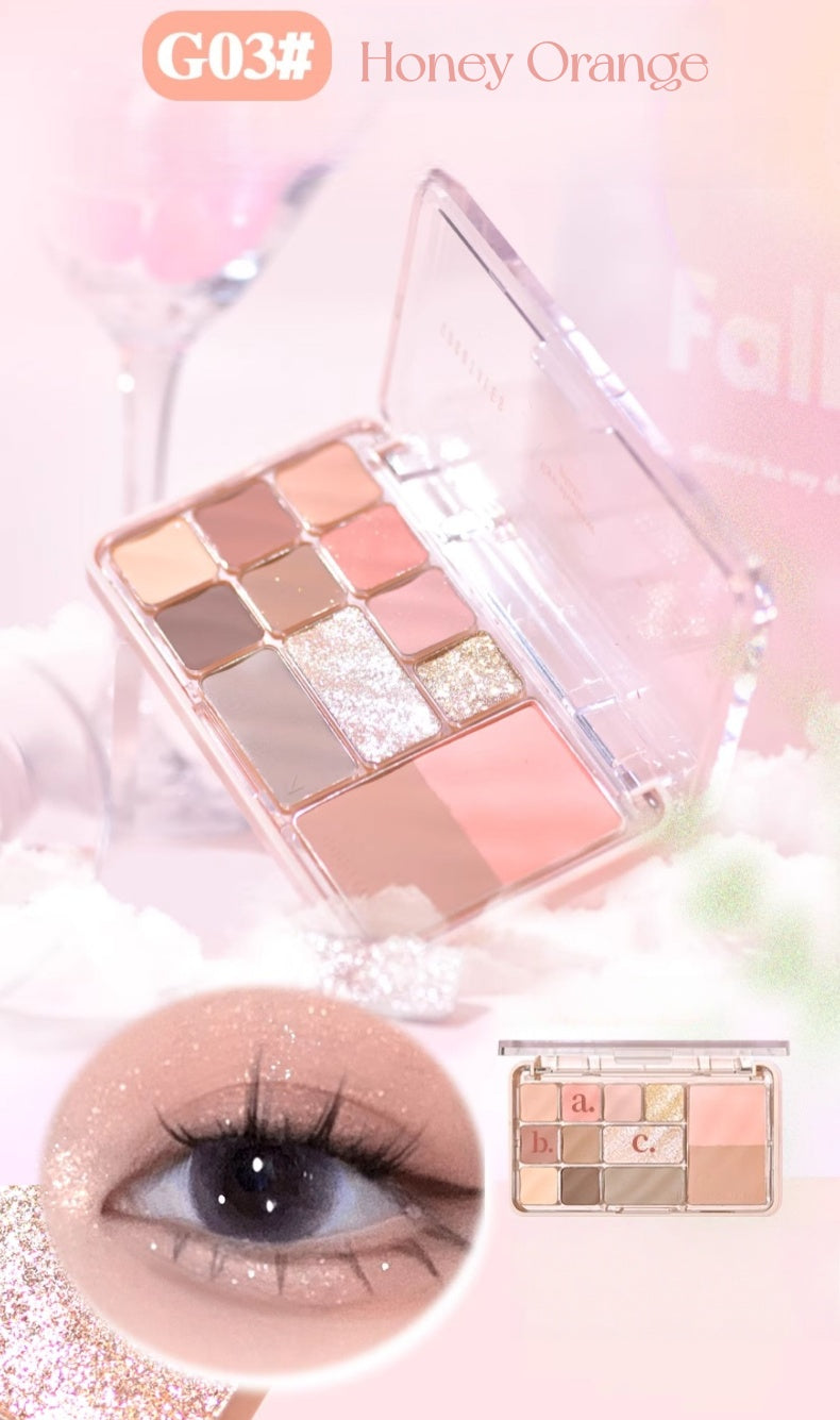 GOGO TALES Eyeshadow & Blusher & Contour Makeup Palette T5241