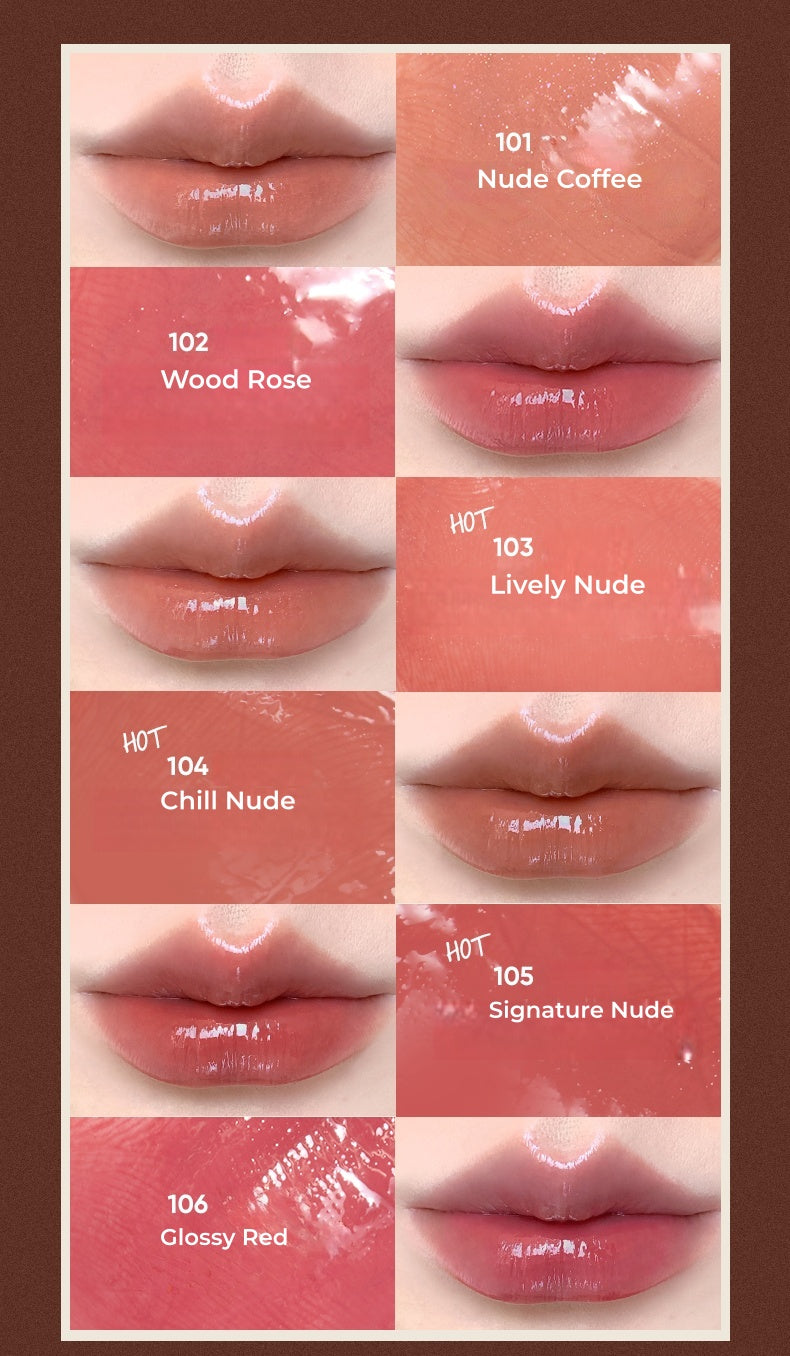 JUDYDOLL Long-wear Moist Collagen Essence Glossy Lipstick T5277