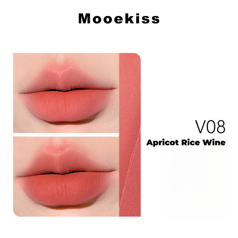 MOOEKISS Long-wear Silky Airy Velvet Matte Lip Mud T4367