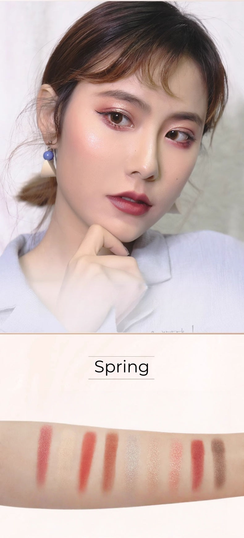 CATKIN Summer Palace Collection 9-color Eyeshadow Palette T5019