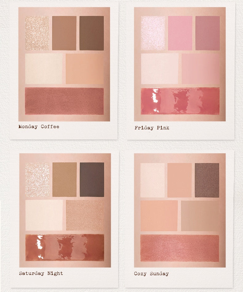 JOOCYEE Multi-use Daily Look Inspiration Makeup Palette T5281