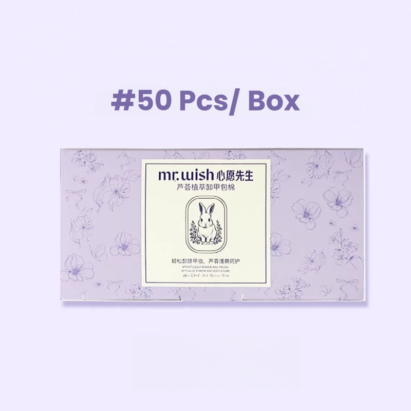 MR.WISH Aloe Extract Nail Remover Pads T5769