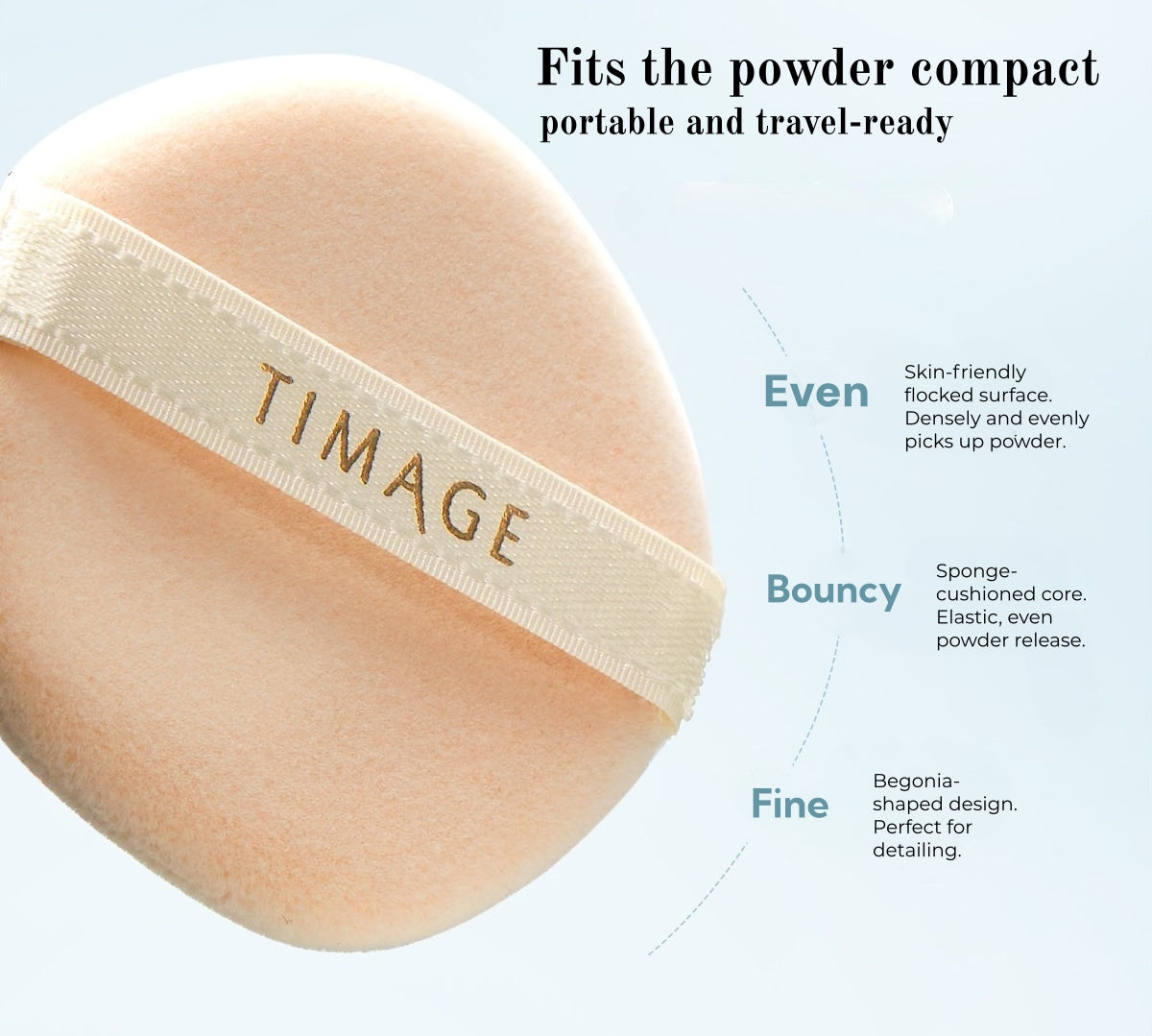 TIMAGE Transparent Matte Long-wear Pressed Powder T6066