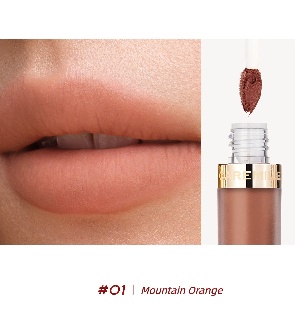CAREMILLE Go-nude Matte Velvet Essence Lip Cream T5690