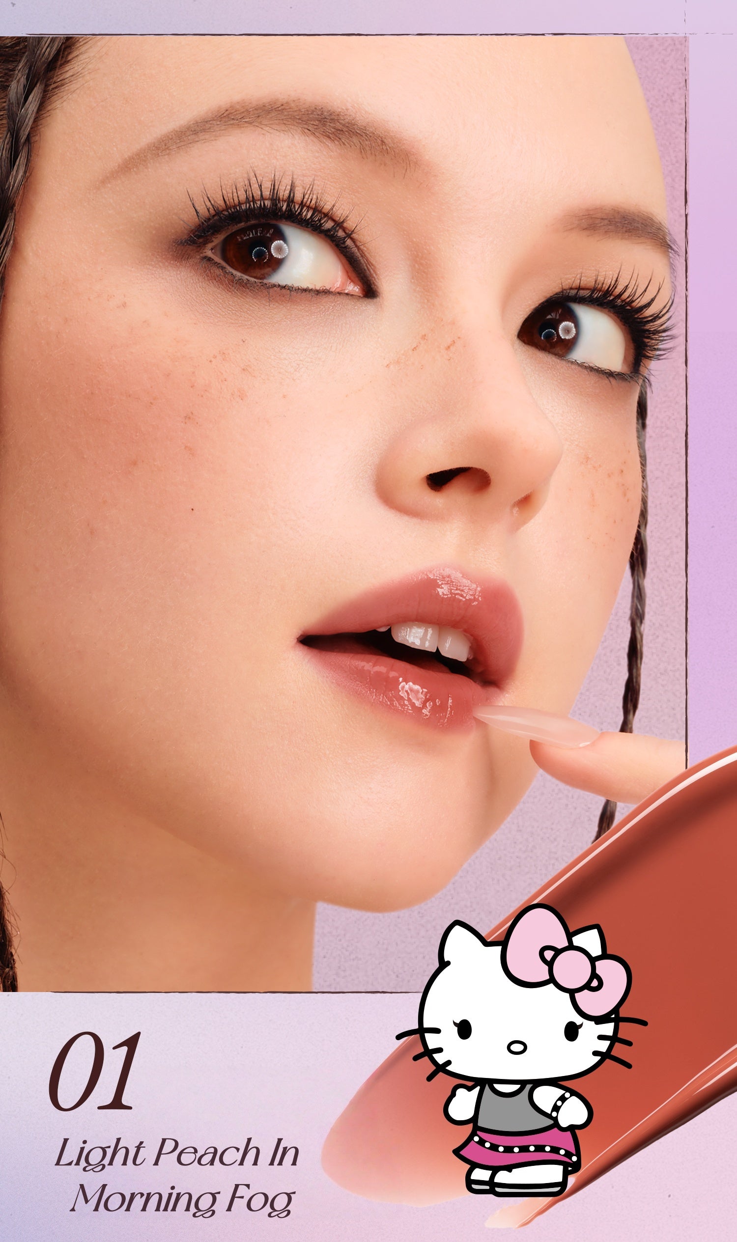INSBAHA x Hello Kitty Long-west Moist Glossy & Matte Lipstick T5161