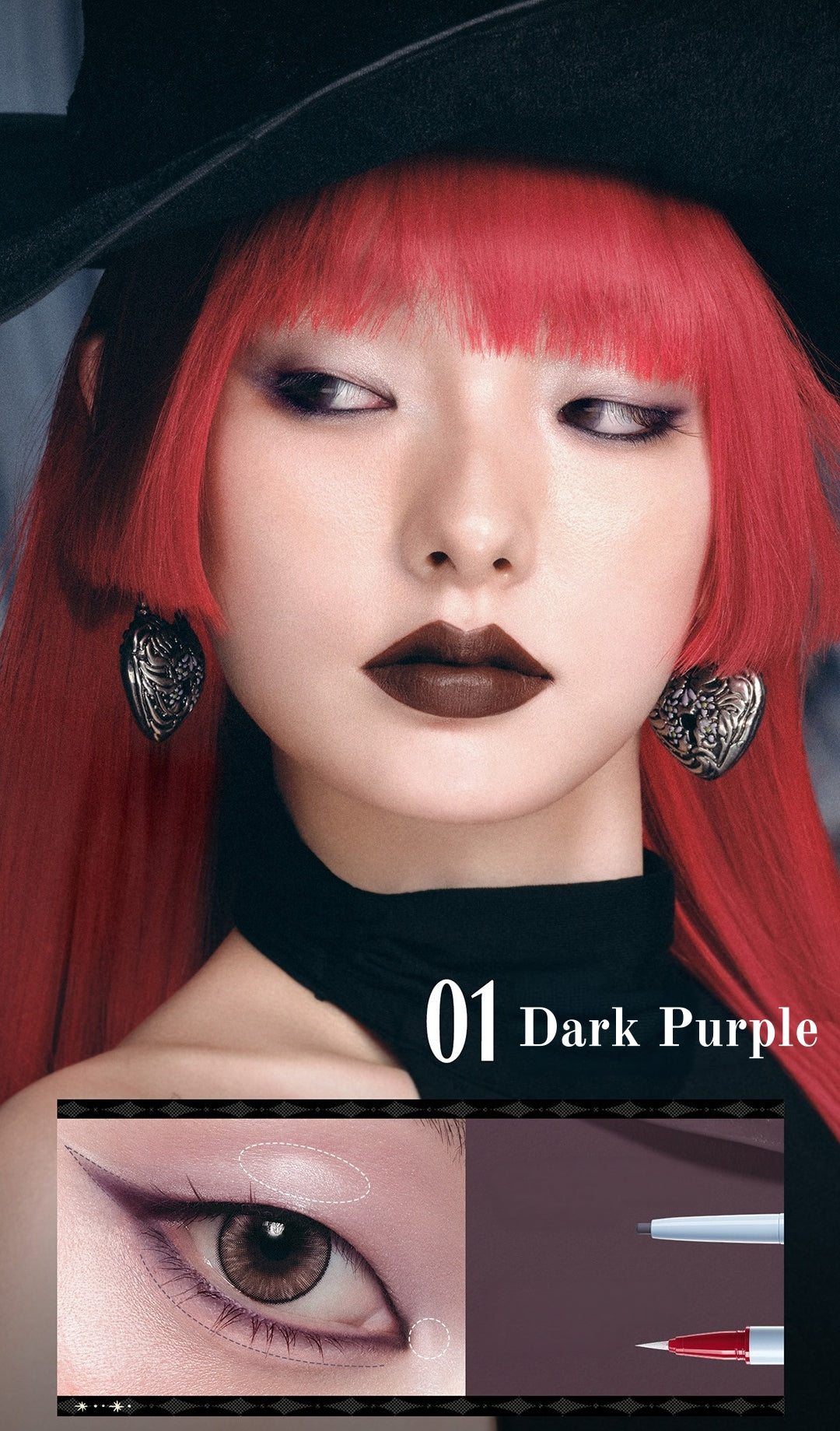 LITTLE ONDINE X Witch's Trick Collection Scepter Double-head Eyeliner T6042