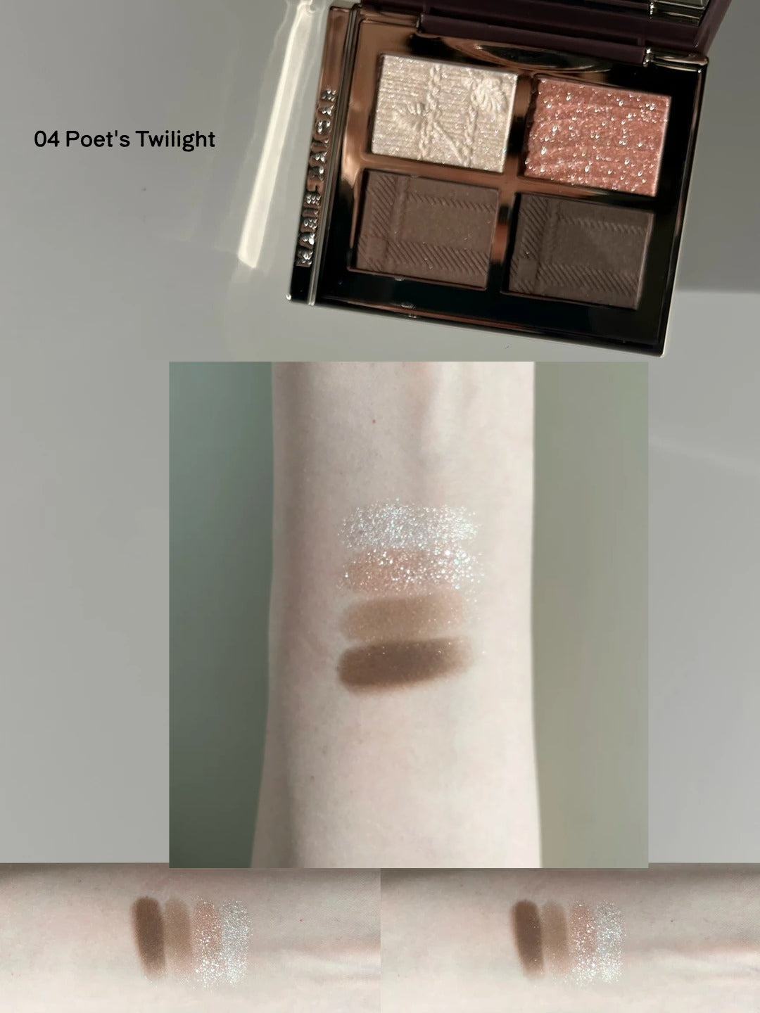 MARIE DALGAR Domino 4-color Eyeshadow Palette T6006