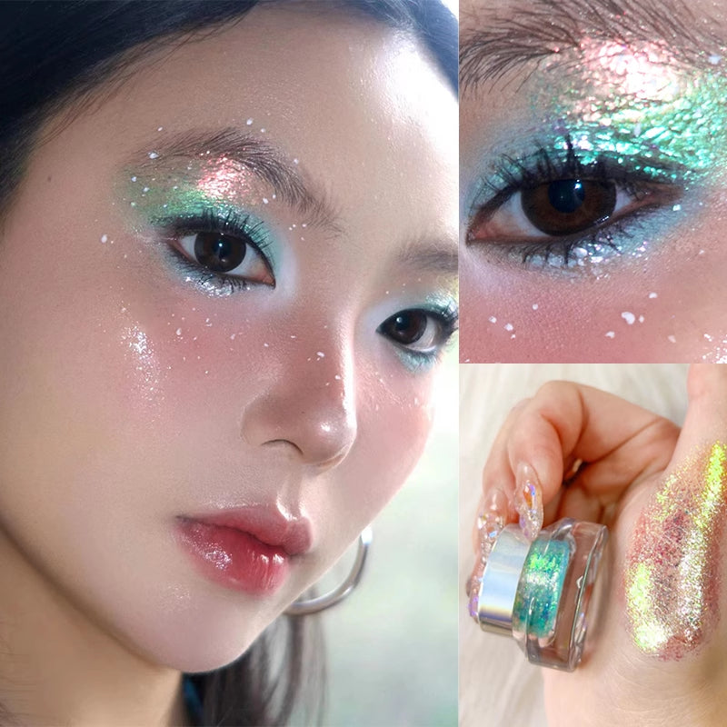 CHARMACY Light Change Flakes Gel Chameleon Eyeshadow T4530