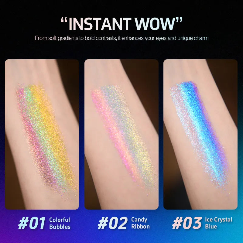 CHARMACY Rainbow Chameleon Diamond Gradient Eyeshadow T4296