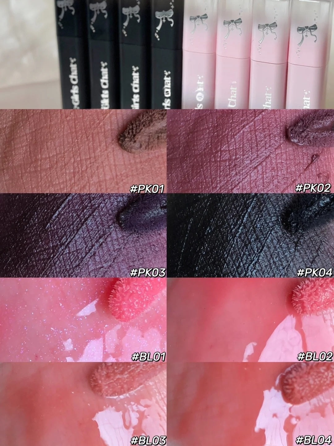 Girls Chat Romantic Rebel Collection Matte & Mirror Lip Glaze T4197