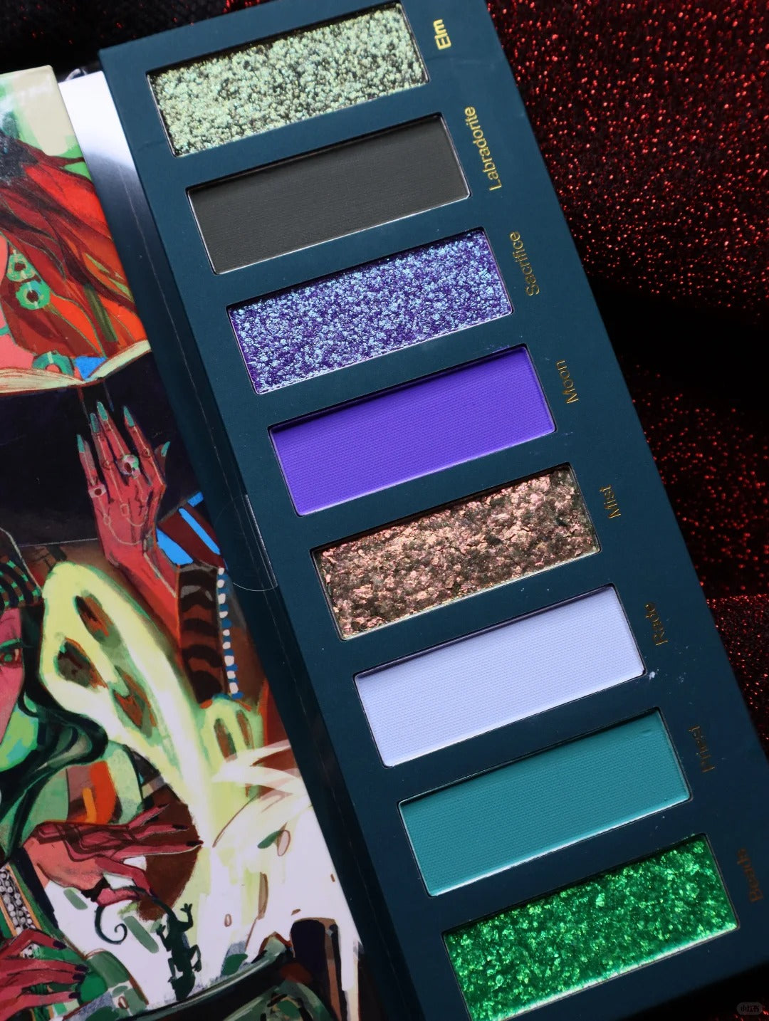 Narimi Misty Silver Lake 8-Color Chameleon Eyeshadow Palette (9.0) T5293