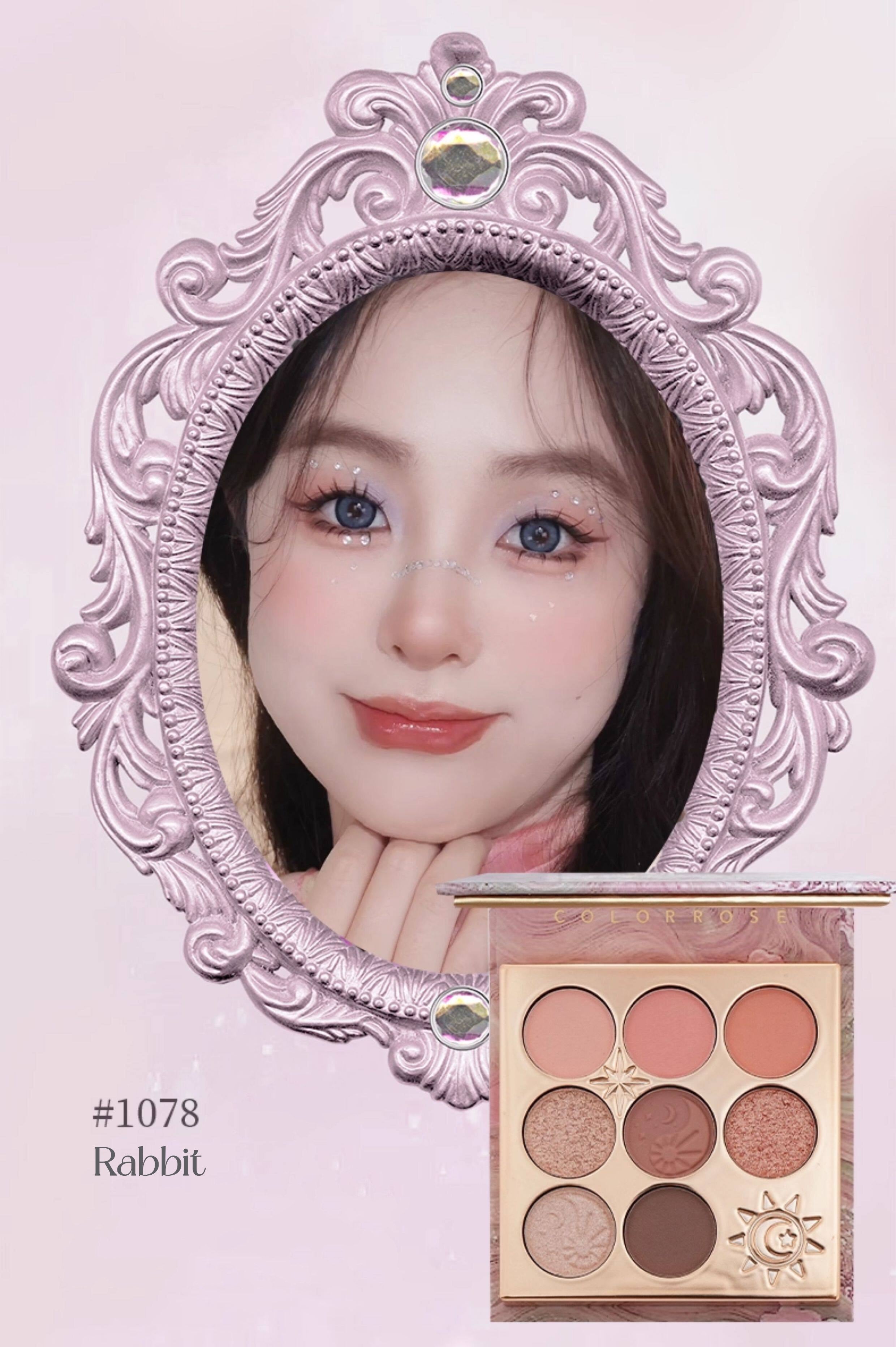 COLORROSE 8-color Dream of Three Lifetimes  Collection Multi-use Makeup Eyeshadow Palette T5585