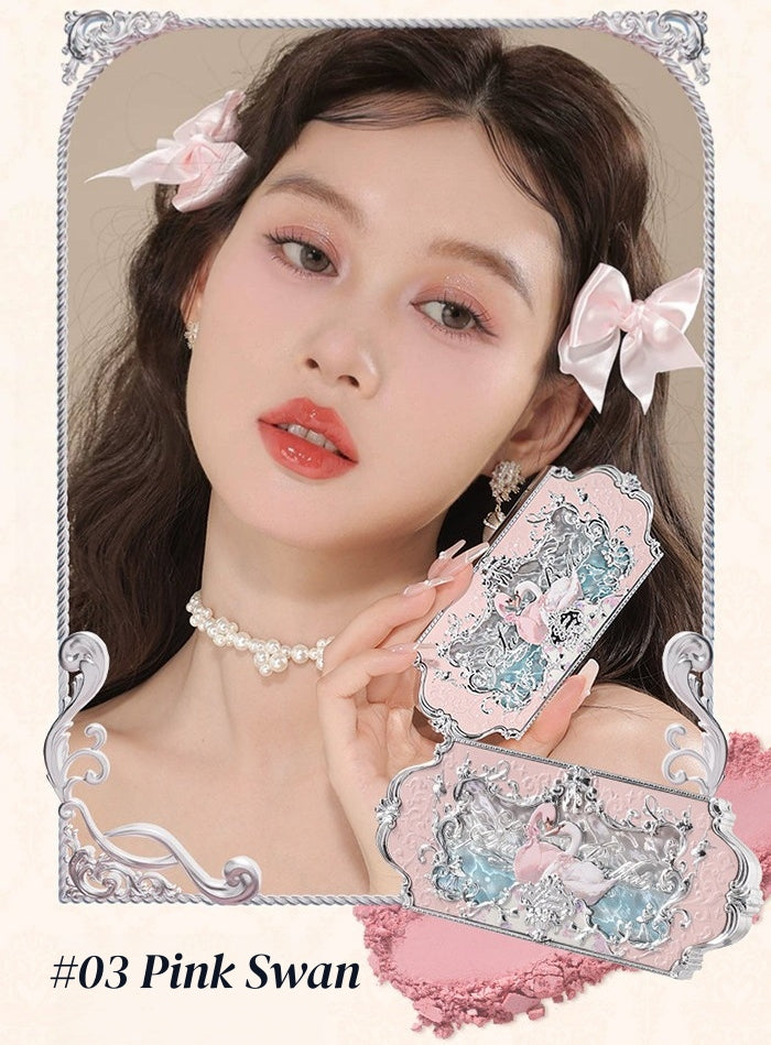 Flower Knows Swan Ballet Collection 6-color Eyeshadow Palette T5919