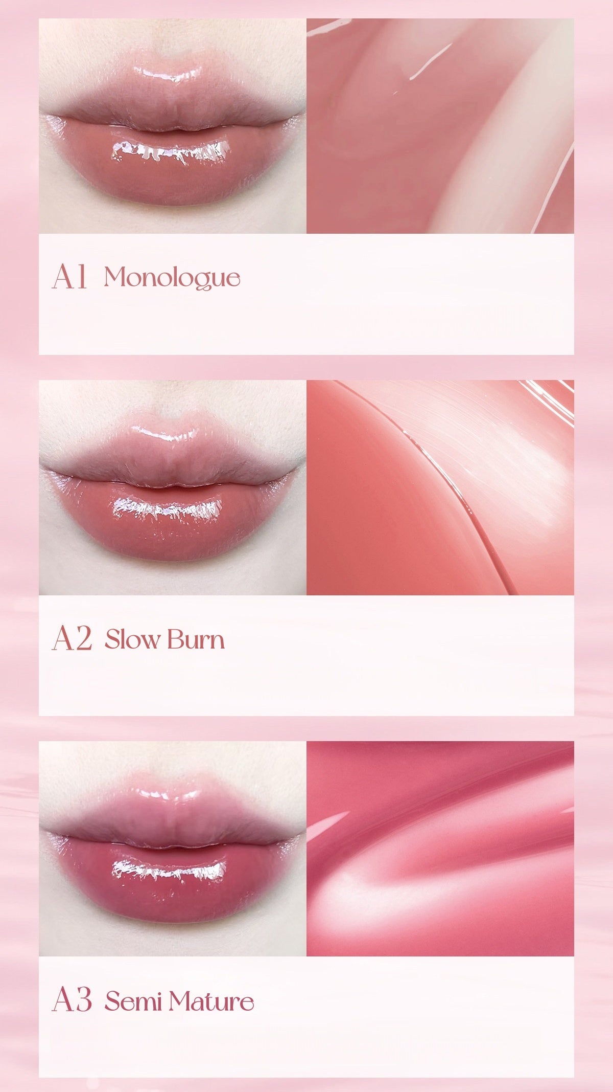 CARMELA Nude Collection Mirror Glossy Lip Gloss T5704