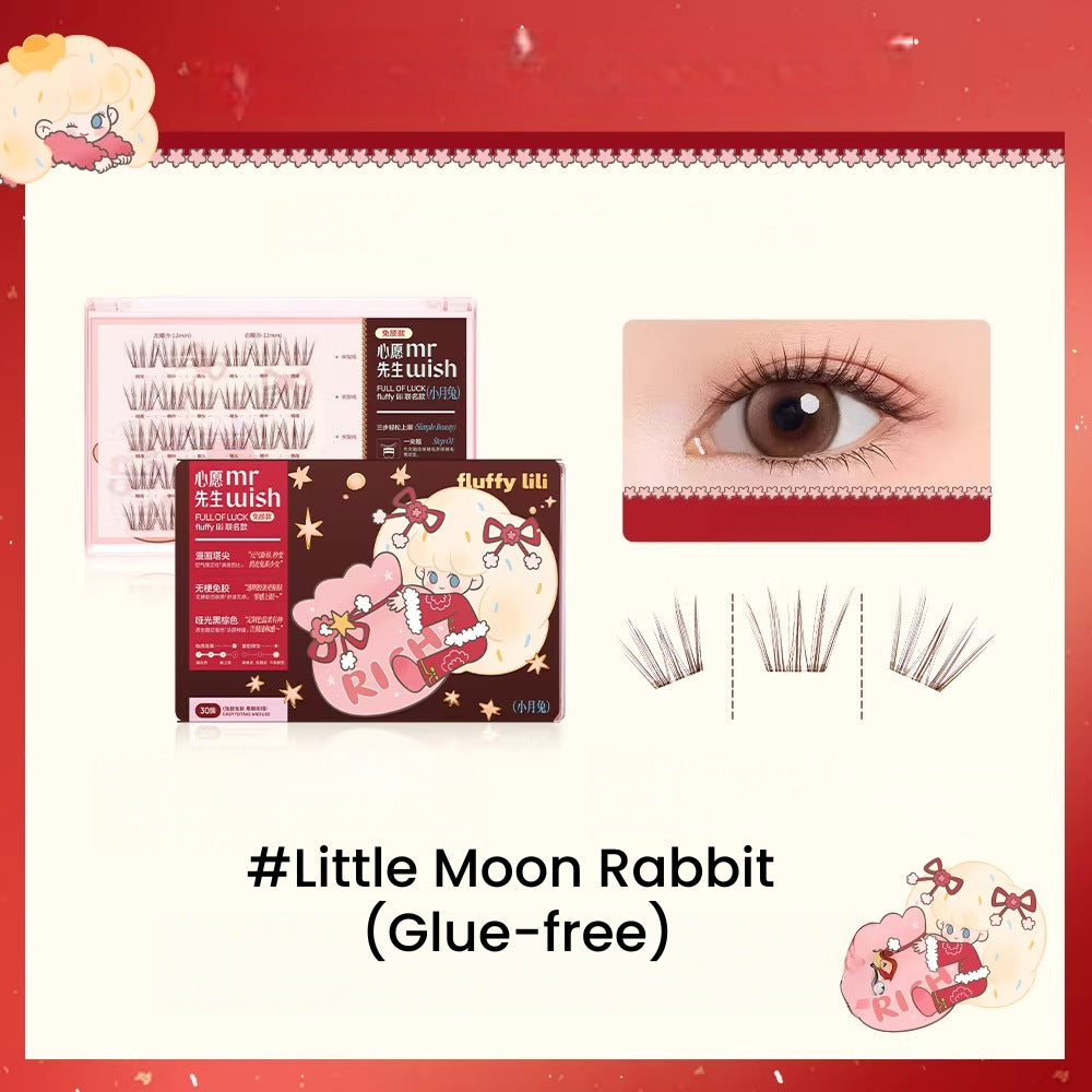 MR.WISH X Fluffy Lili Natural Glue-free False Eyelashes T5653