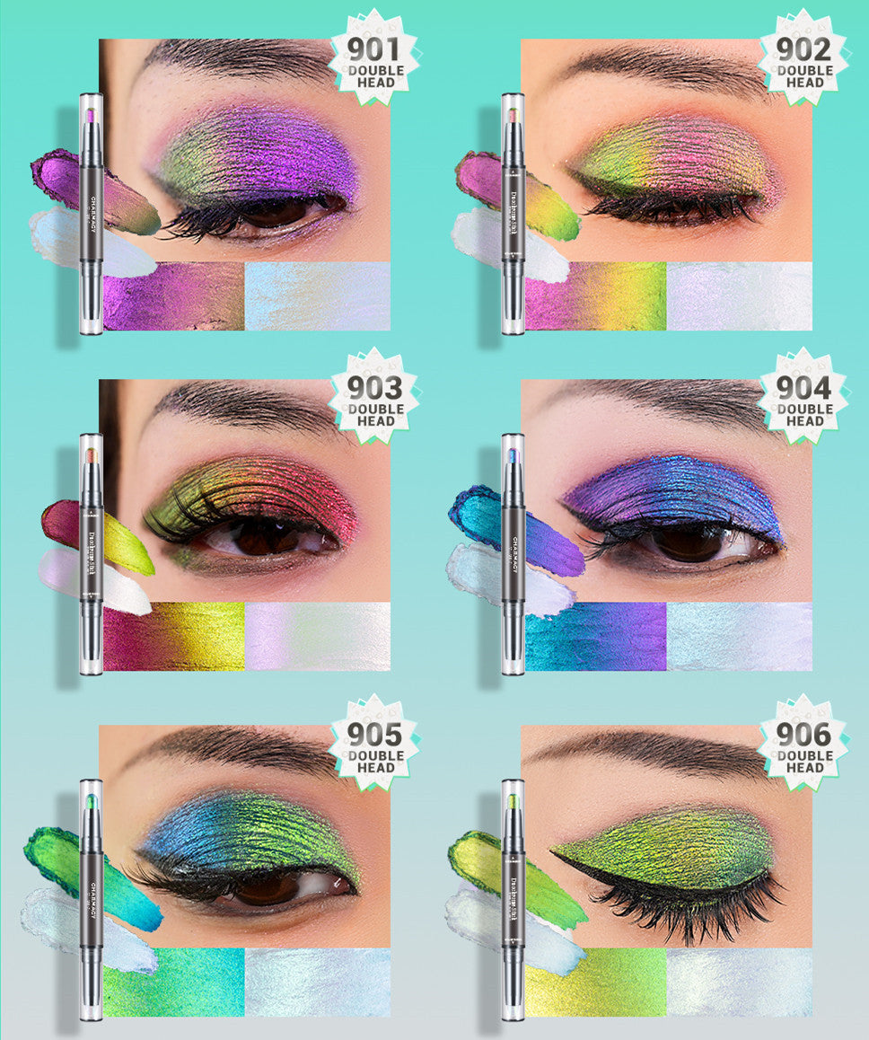 CHARMACY Double-ended Polarized & Chameleon Eyeshadow + Highlighter Stick T3957