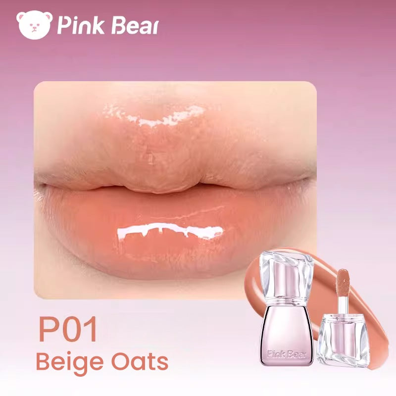 PINK BEAR Cherry Moment Collection Moist Essence Glossy Lip Gloss T5530