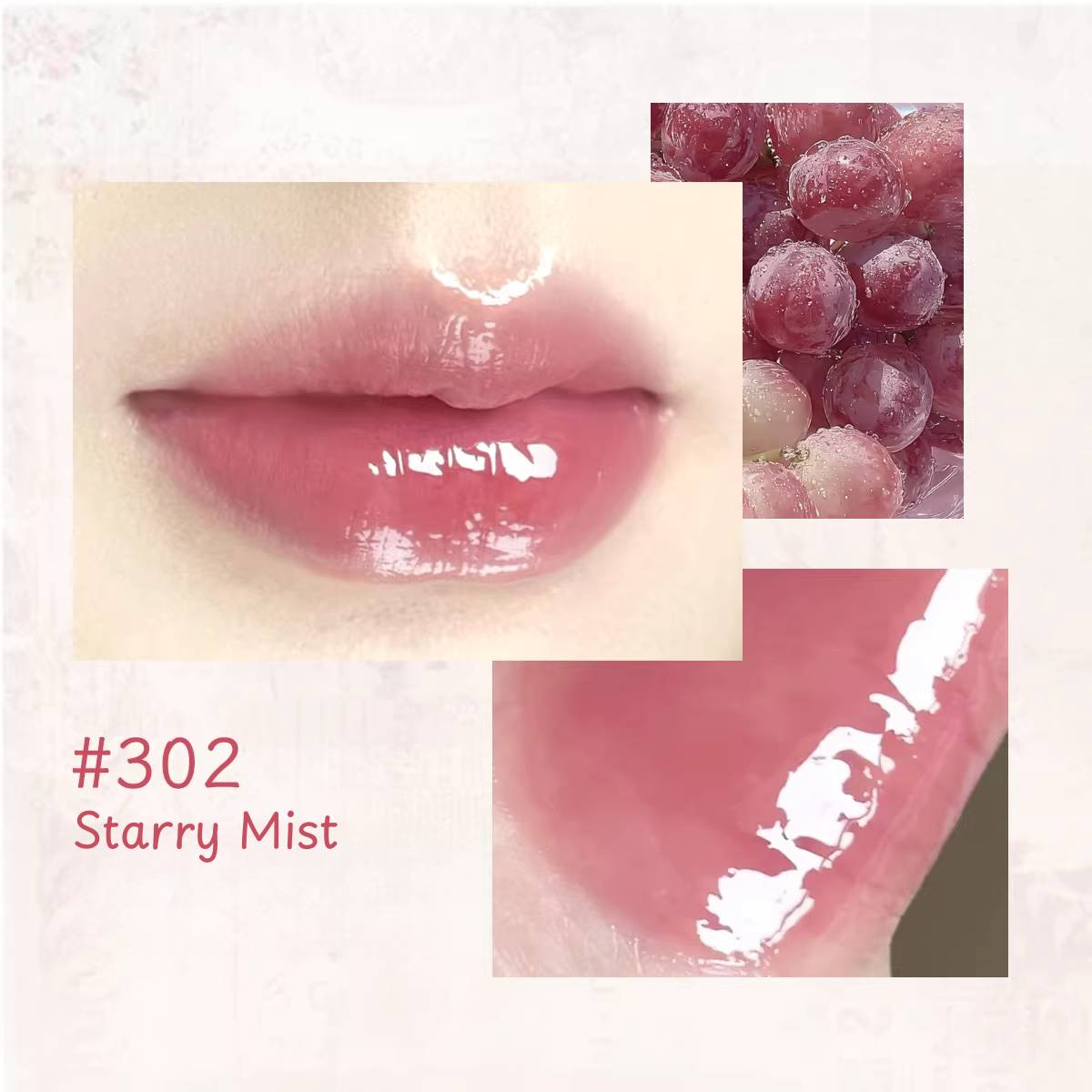 CHEERFLOR Dream Music Box Collection Glossy Moist Essence Lip Gloss T5561