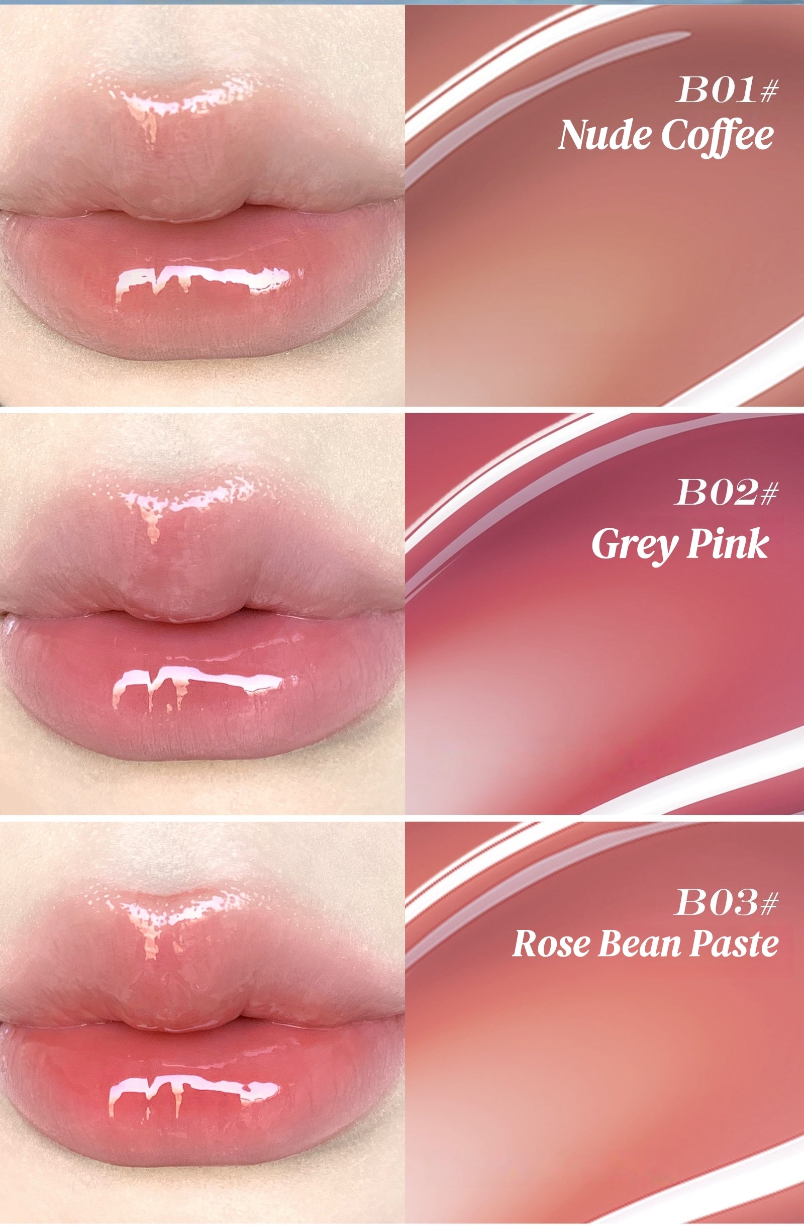 FLORTTE Twin Butterfly Collection Glossy Lip Gloss T5885