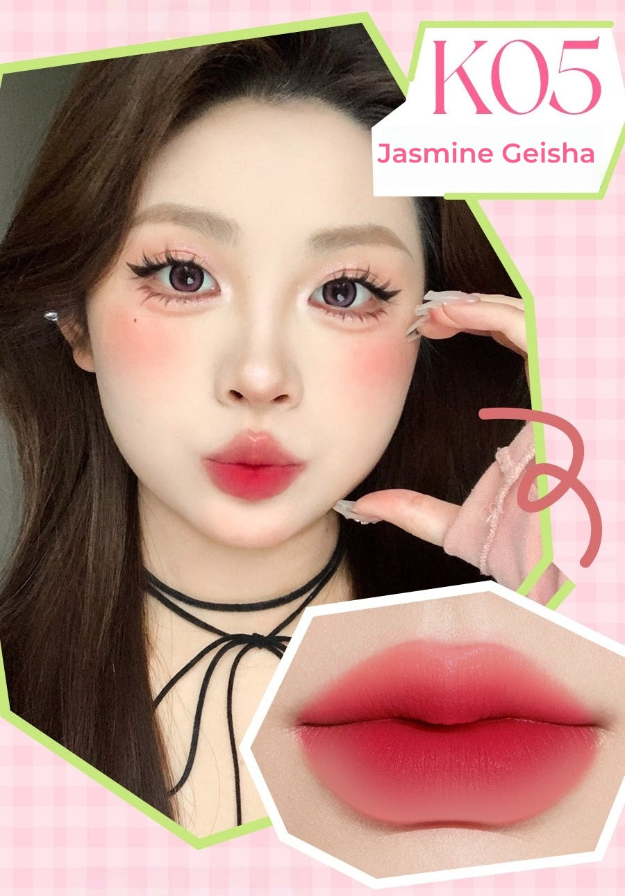 VEECCI Coffee Cloud Collection Matte Smooth Long-wear Lip Glaze T5515