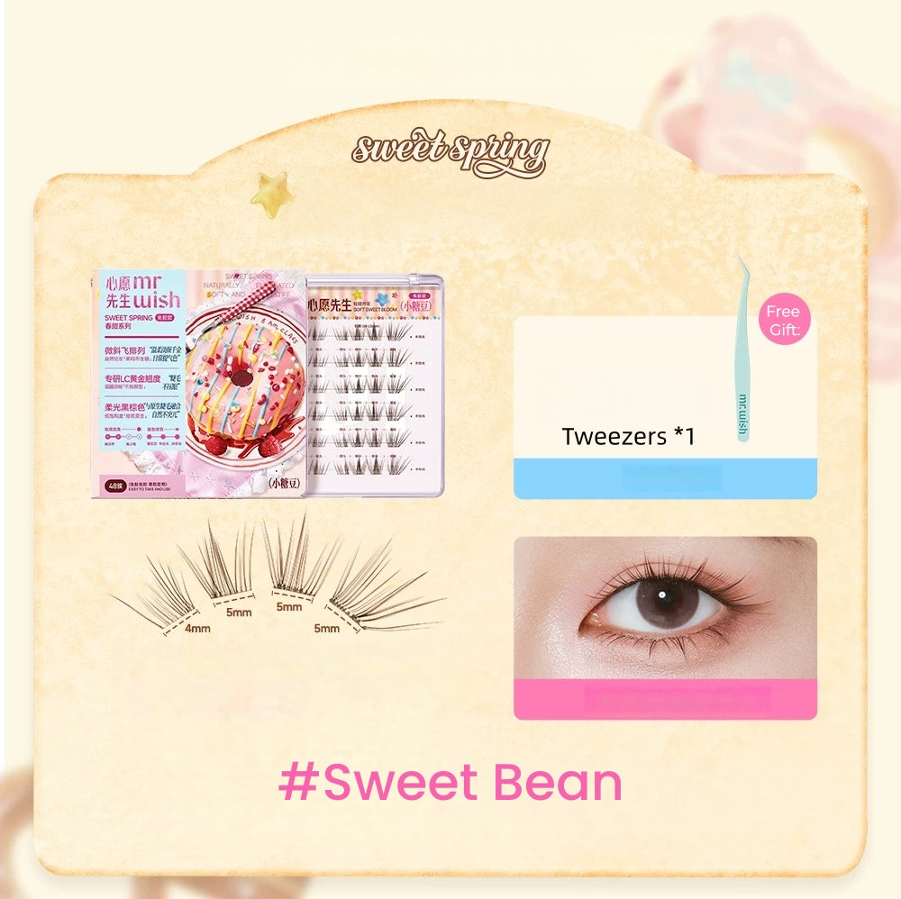 MR.WISH Sweet Spring Collection Natural Glue-free False Eyelashes T5753