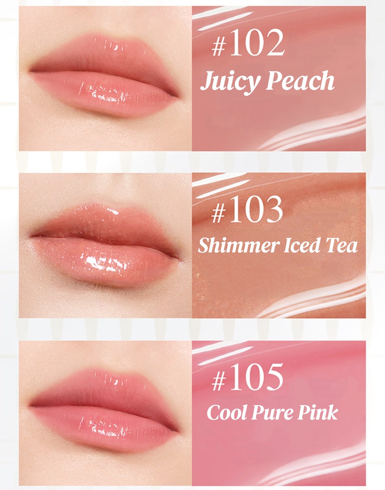 MAOGEPING X Panda Creation Glossy Lip Gloss T5990
