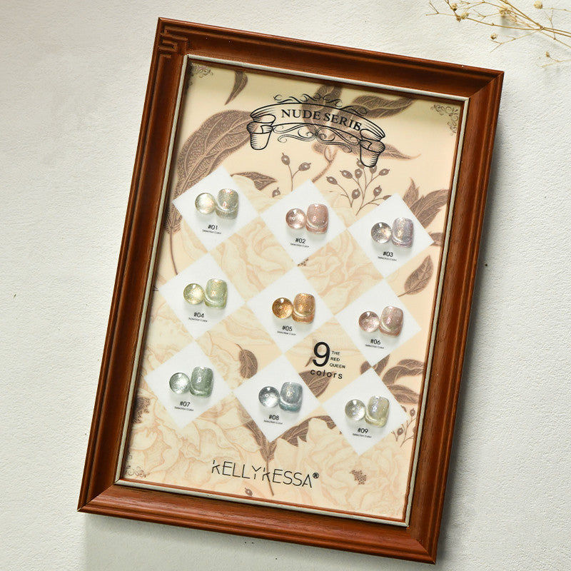 طلاء جل عيون القطة مرآة أورورا من كيلي كيسا، 6 مل، T4068