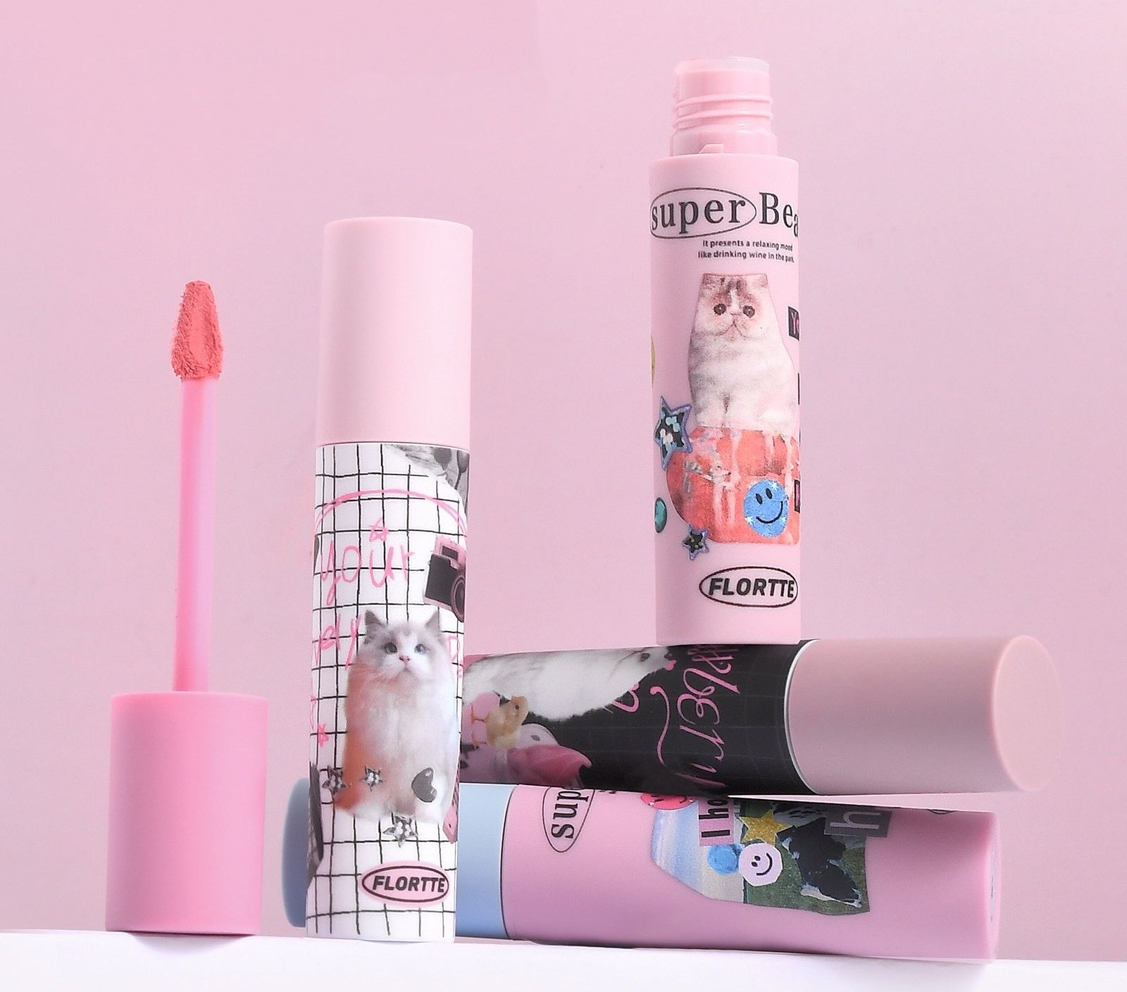 FLORTTE Matte Velvet Milk Cake Lip Glaze T5878