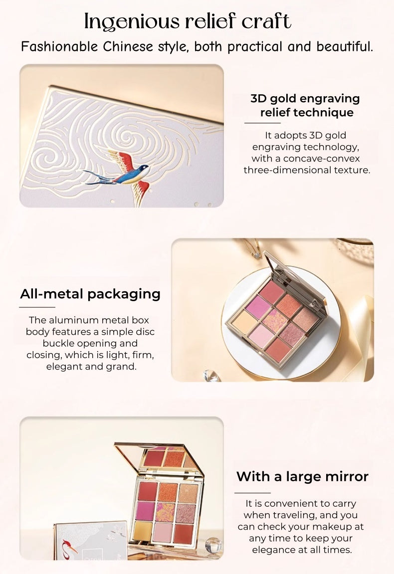 CATKIN Summer Palace Collection 9-color Eyeshadow Palette T5019