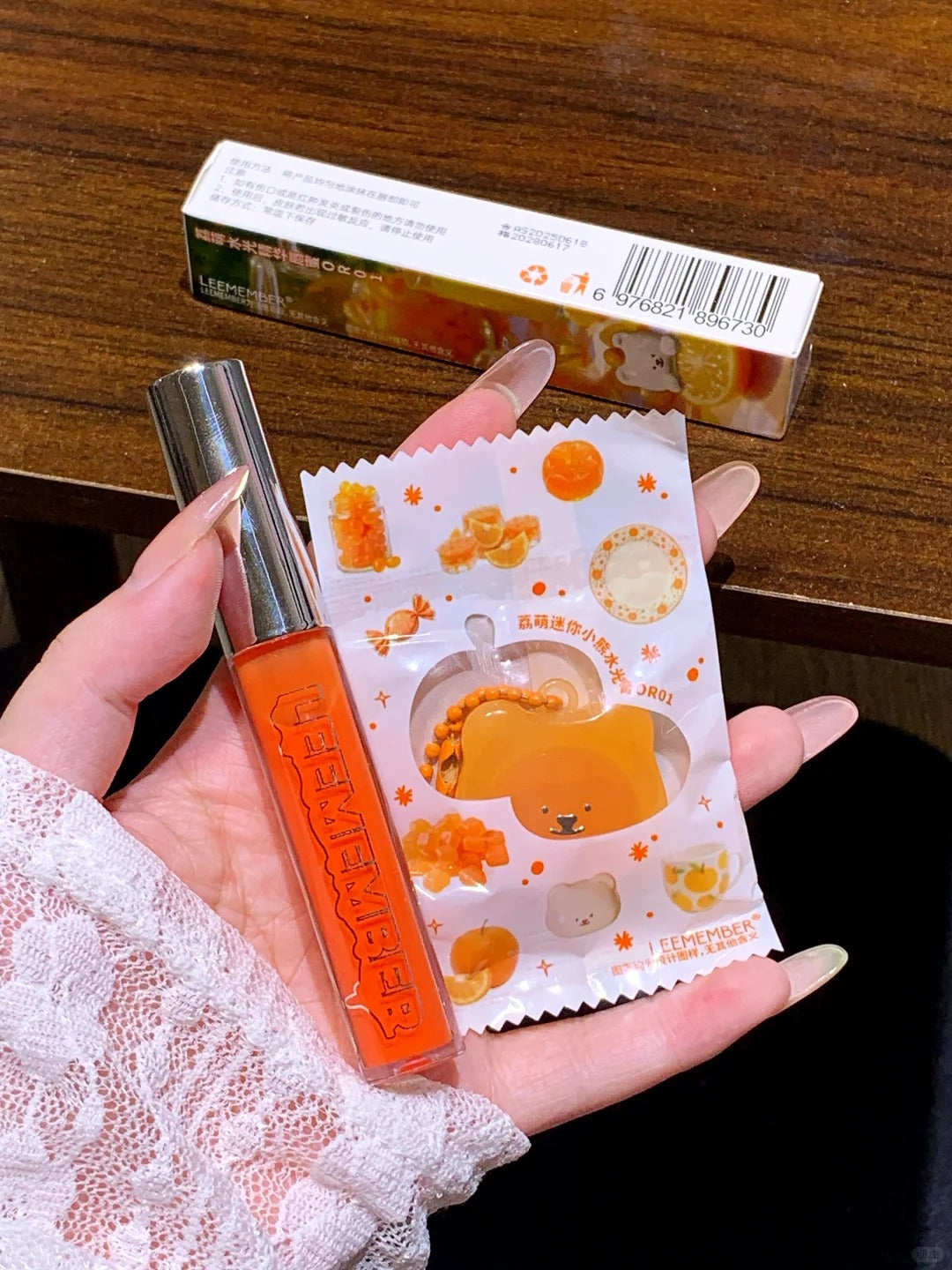 LEEMEMBER Fruit Punch Collection Blusher & Highlighter & Lip Gloss T5001